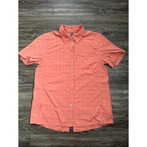 Mountain Hardwear Mens Buttons Up Short Sleeve Size Small